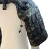 Camo Hunting Suit,Hunting Apparel Clothing for Halloween Party, Jungle Hunting, Shooting, Airsoft Woodland Camouflage Jacket,for Men, Military, Hunters, Snipers (Color : Dark Black) view 4