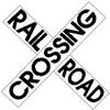 ArtFuzz Cross-Buck Railroad Sign RR-11 view 1