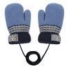Toddler Kids Cute Bear Knitted Mitten Winter Soft Warm Fluffy Fleece Lined Gloves 1-3 Years Old Boy Girl Thermal Cold Weather Gloves Gift view 1
