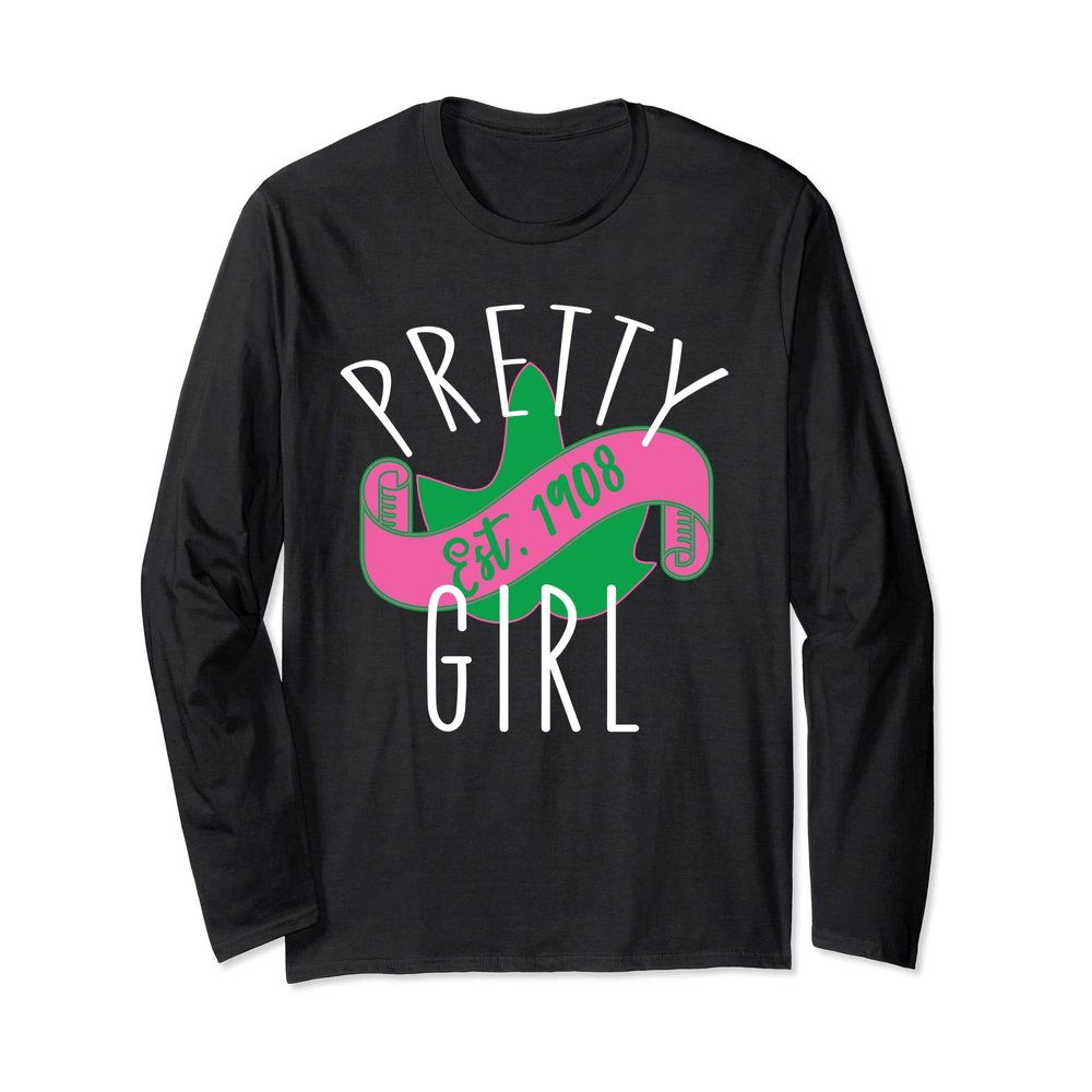 Pretty Girl 1908 Ivy Leaf Long Sleeve T-Shirt