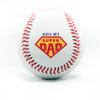 Personalized Baseball - Best Dad Ever Printed Gift Custom Practice Baseball - Official Size-Thanks Dad Design Real Leather Baseball view 1
