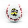 Personalized Baseball - Best Dad Ever Printed Gift Custom Practice Baseball - Official Size-Thanks Dad Design Real Leather Baseball view 1