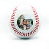 Personalized Baseball - Best Dad Ever Printed Gift Custom Practice Baseball - Official Size-Thanks Dad Design Real Leather Baseball view 1