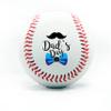 Personalized Baseball - Best Dad Ever Printed Gift Custom Practice Baseball - Official Size-Thanks Dad Design Real Leather Baseball view 1
