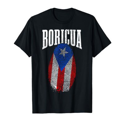 Boricua Puerto Rican Flag Puerto Rico Boriken Pride T-Shirt