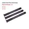 LvTu 12mm 15mm Thru Axle Mountain Road Bike Shaft Front Rear Hub Skewers Wheel Axis Hub Shaft 15x100 12x142 12x100 12x148 15x110 (Size : 175L*M12(91.75)*19L) view 4