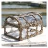 HANRUO Plastic Transparent Pirate Treasure Box Crystal Gem Jewelry Box Storage Treasure for Jewelry Gem Trinket Box (Color : Clear) view 1