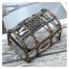 HANRUO Plastic Transparent Pirate Treasure Box Crystal Gem Jewelry Box Storage Treasure for Jewelry Gem Trinket Box (Color : Clear) view 3