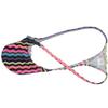 OROCOJUCO Men's Posing Micro String Thong Underwear Contour Pouch G-string Hipster Tangas Competition Bikinis Shorts Wavy Line L view 1
