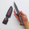 yatagan Hand Made Bushcraft- Hunting Knife - Survival Kit -Camping Accessory - Tactical Knife - Gift for Hunter - Stainless Steel Knife - Woden Handle - Product Code YS053 view 2