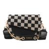 Fashion Personality Casual Crossbody Bags for Women Cute Lightweight Plaid Small Shoulder Bags Work Bag Purse (Black) view 1