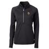 Cutter & Buck Women's Black Minnesota Vikings Adapt Eco Knit Half-Zip Pullover Jacket view 1