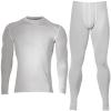 Chern Yueh Men Thermal Underwear Long Johns Set with Fleece Lined Ultra Soft Breathable Stretch Base Layer (Grey, Small) view 1