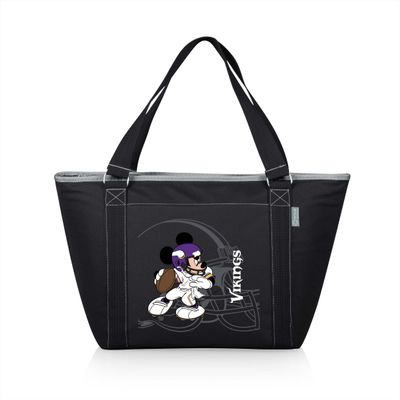 Picnic Time Black Minnesota Vikings NFL Disney Cooler Tote Bag, 12 Ounces, Polyester