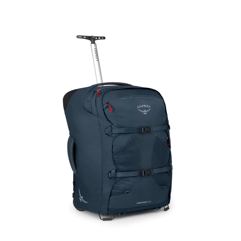 Osprey Farpoint Men's Wheeled Travel Pack 65L, Muted Space Blue