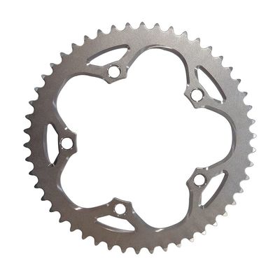 MYEEI Road Bike Chainring 130 BCD Folding Bicycle Parts Crankset 38T 39T 40T 42T 44T 48T 50T 52T 53T 56T Chain Wheel Ring (Color : 48T)