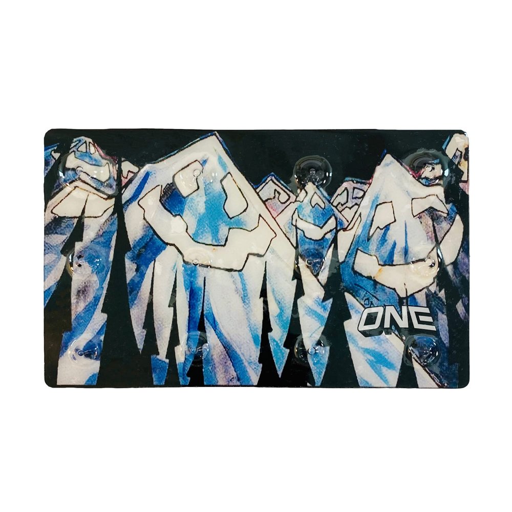 One Mfg Mountain Snowboard Stomp Pad 6" x 4" - Lightweight, Anti-Slip, USA Made Traction