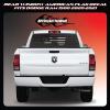 USA American - American Flag Rear Window Full Vinyl Decal Sticker Compatible with and Fits on Dodge RAM 1500 2020-2021 (Any Color You Want) view 1
