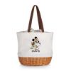 PICNIC TIME New Orleans Saints NFL Disney Coronado Canvas & Willow Basket Tote Bag view 1