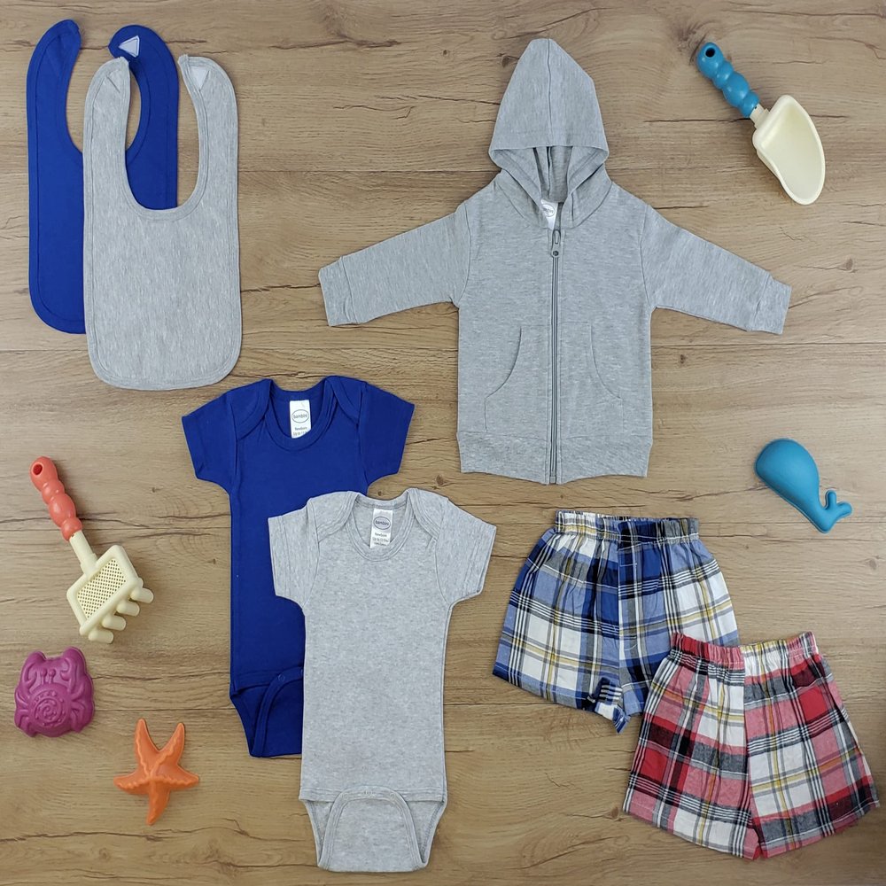 Bambini-Bambini 7 Pc Layette Baby Clothes Set