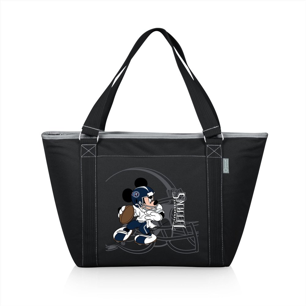 PICNIC TIME Black Tennessee Titans NFL Disney Cooler Tote Bag