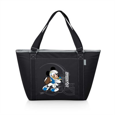 PICNIC TIME Black Los Angeles Chargers NFL Disney Cooler Tote Bag