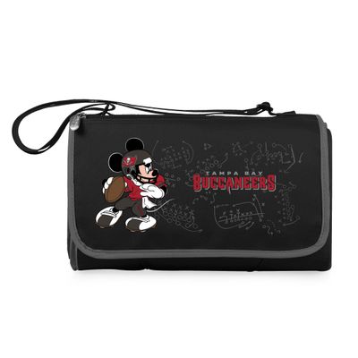 Black Tampa Bay Buccaneers NFL Disney Outdoor Picnic Blanket Tote