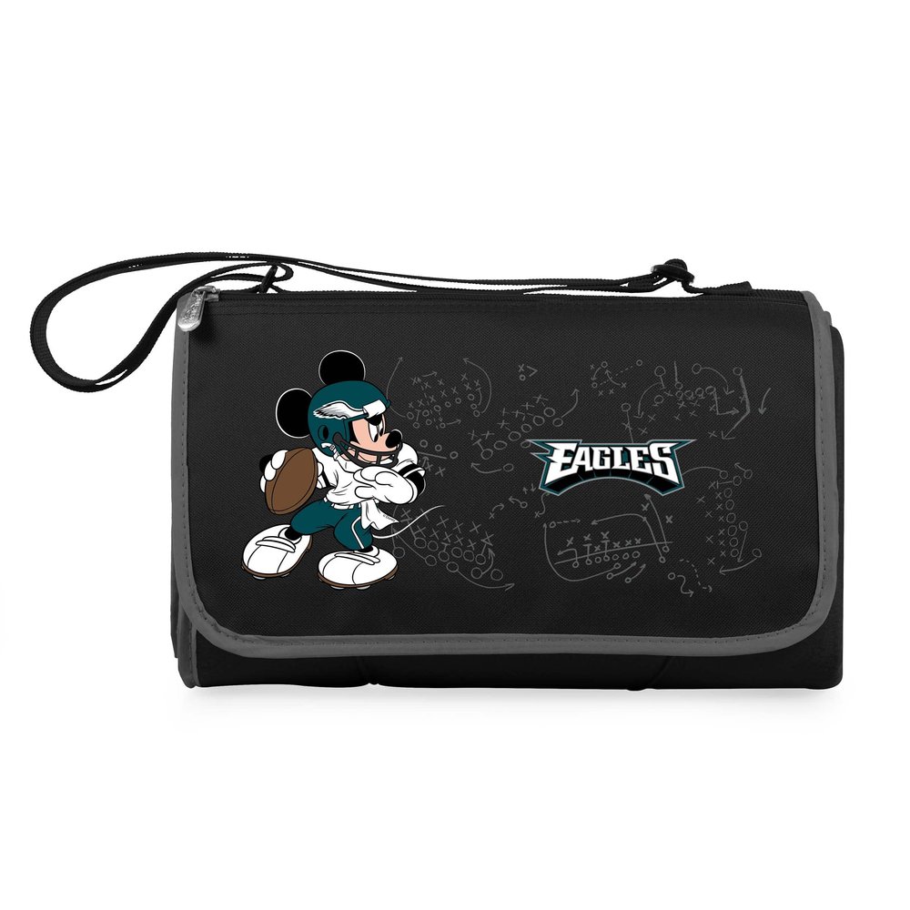Black Philadelphia Eagles NFL Disney Outdoor Picnic Blanket Tote