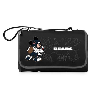 Black Chicago Bears NFL Disney Outdoor Picnic Blanket Tote