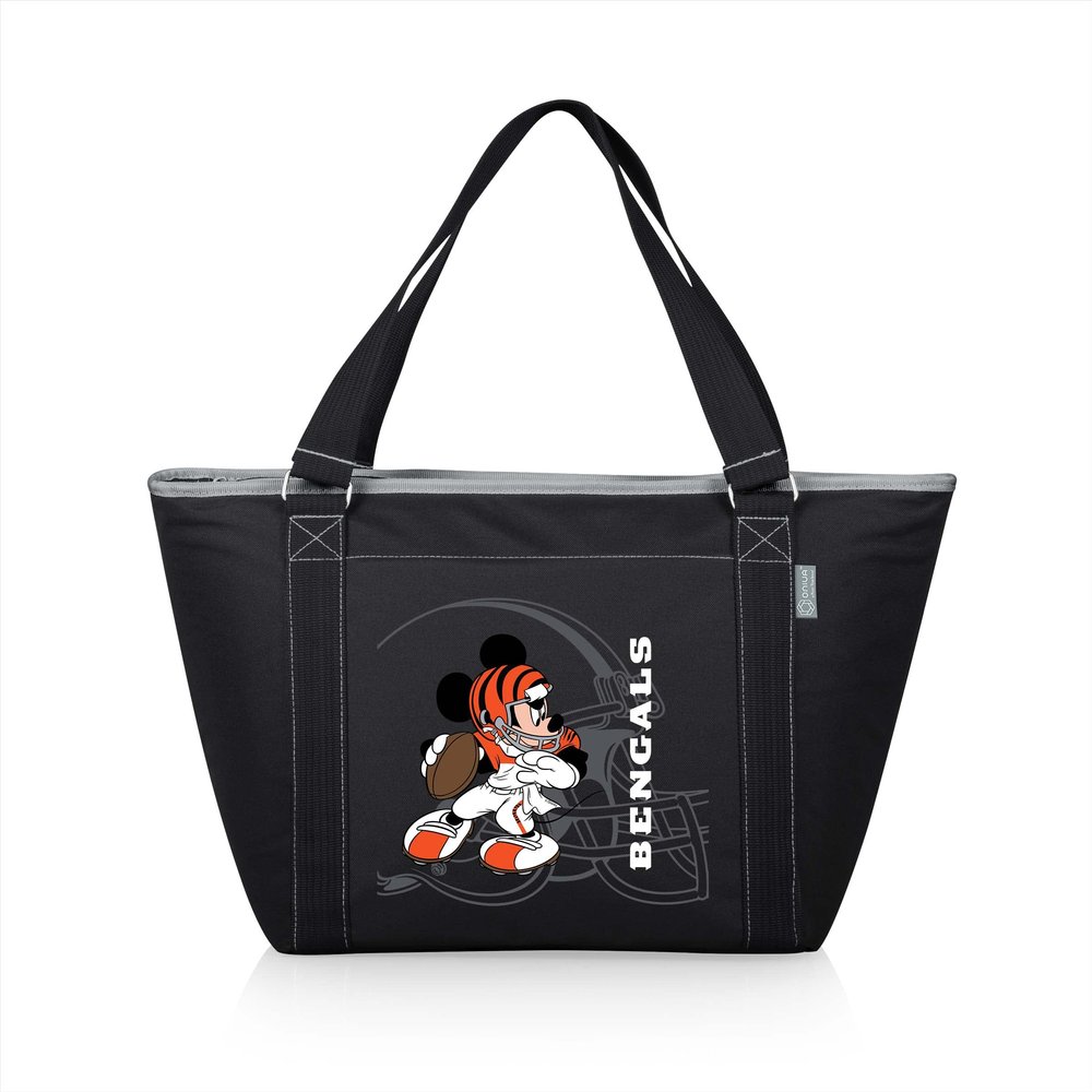PICNIC TIME Black Cincinnati Bengals NFL Disney Cooler Tote Bag