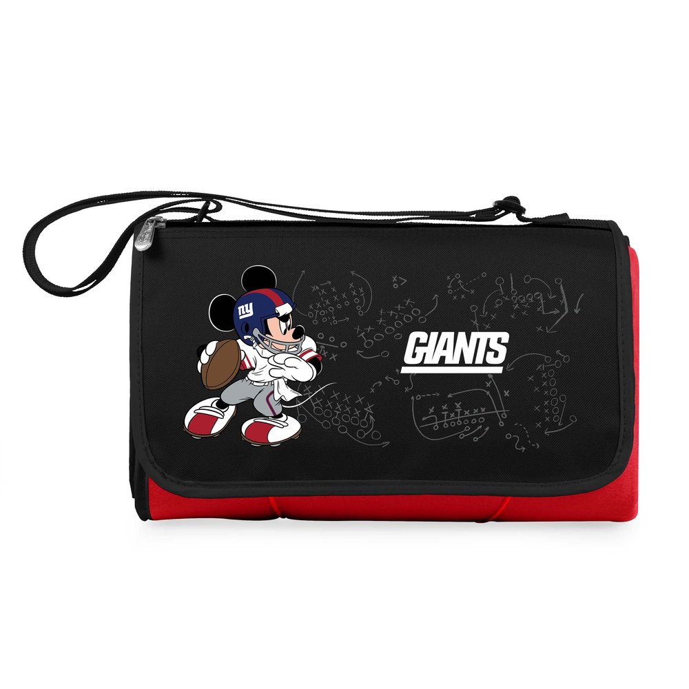 Red New York Giants NFL Disney Outdoor Picnic Blanket Tote