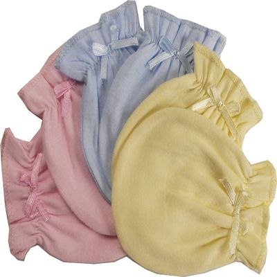 Blue Infant Mittens