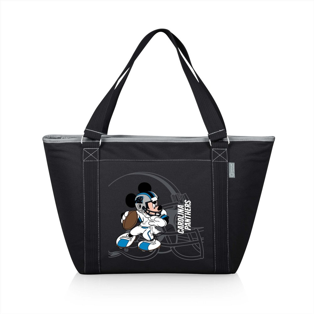 PICNIC TIME Black Carolina Panthers NFL Disney Cooler Tote Bag