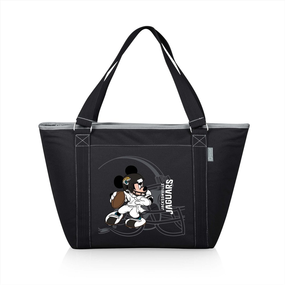 PICNIC TIME Black Jacksonville Jaguars NFL Disney Cooler Tote Bag
