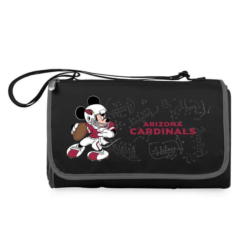 Black Arizona Cardinals NFL Disney Outdoor Picnic Blanket Tote
