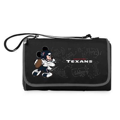 Black Houston Texans NFL Disney Outdoor Picnic Blanket Tote