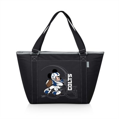Picnic Time Black Indianapolis Colts NFL Disney Cooler Tote Bag, 12 Ounces, Water-Resistant Interior Liner