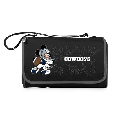 Black Dallas Cowboys NFL Disney Outdoor Picnic Blanket Tote