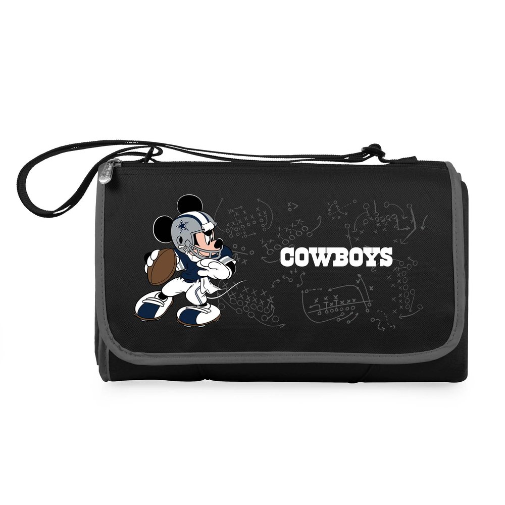 Black Dallas Cowboys NFL Disney Outdoor Picnic Blanket Tote