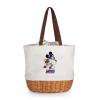 PICNIC TIME New York Giants NFL Disney Coronado Canvas & Willow Basket Tote Bag view 1
