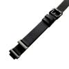 NICKSTON Black Double Wrap Band Compatible with Fitbit Inspire 2, Inspire HR and Inspire Fitness Tracker Twice Around Wrist Leather Wristband Strap (1. Silver Color Buckle Adapters) view 4