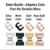 NICKSTON Yellow Double Wrap Band Compatible with Fitbit Inspire 2, Inspire HR and Inspire Fitness Tracker Twice Around Wrist Leather Wristband Strap (2. Black Color Buckle Adapters) view 2