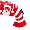 HUGELOONG Knit Merry Christmas Golf Club Iron Head Covers 11pcs/Set(3~9,P,A,S,L) with No.On Top - Golf Club Head Covers Fit Most Irons view 4