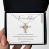 Friendship, Best Friend, Cross Dancing Necklace, Quote, Jewelry - Cross Dancing Necklace view 3
