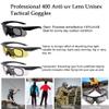 GALAXYLENSE Tactical Combat Glasses For Men - Shooting Glasses - 3 Color Polycarbonate Replacement Lens (Black Color) view 3