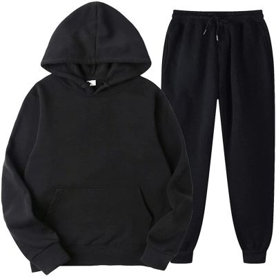 tuduoms Tracksuit for Couples 2PCS Outfit Casual Sweat Suits Sports Jogging Sets Gym Clothes Fashion Hoodie for Unisex