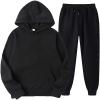 tuduoms Tracksuit for Couples 2PCS Outfit Casual Sweat Suits Sports Jogging Sets Gym Clothes Fashion Hoodie for Unisex view 1