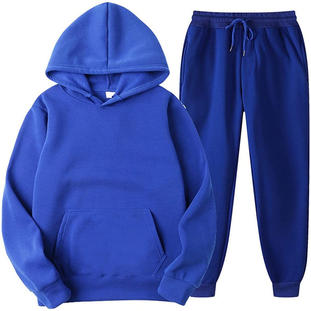 tuduoms Tracksuit for Couples 2PCS Outfit Casual Sweat Suits Sports Jogging Sets Gym Clothes Fashion Hoodie for Unisex