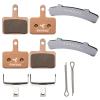 2 Paris Copper Based Bicycle Brake Pads with 1 Pair Disc Brake Gap Regulator view 1