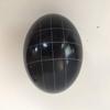 BuyBocceBalls Listing - Replacement Bocce Ball - 107mm - Black with Straight line Pattern view 1